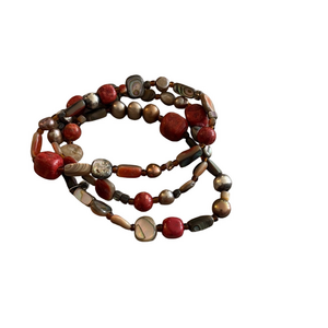 Silpada Multicolor Beaded Bracelet Set B1695 Tuscan Sun